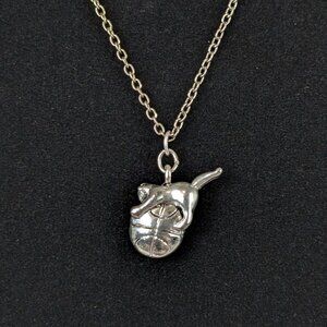 (2/$20) V. Basketball Kitty Pendant Necklace